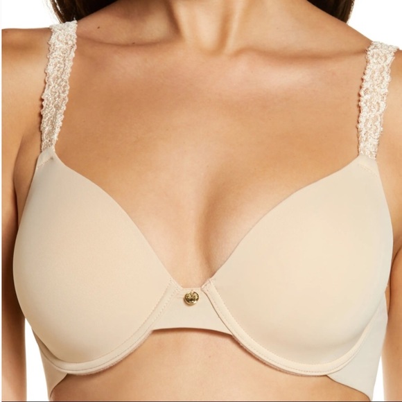 Natori Rose Dream Custom Coverage Underwire Nude Bra - Picture 1 of 16